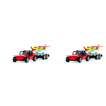 2PK Siku 1696 Diecast Buggy w/ Sporting Airplane Kids 152mm Toy 3y+