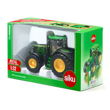 Siku Green John Deere Tractor 6210R 1:32 Farm Vehicle Kids Toy 3y+