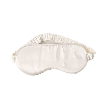 Canningvale Beautysilks Eye Mask Light-Blocking Sleep Aid - Ivory