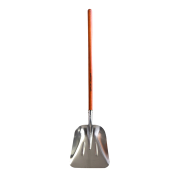 Spear & Jackson Scoop Mulch Deep Head w/ Long Timber Handle 120cm - Silver