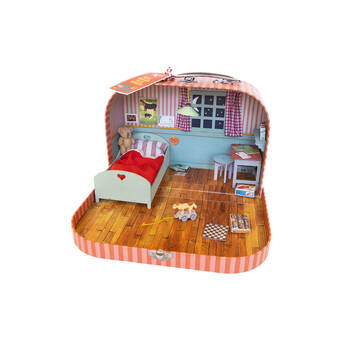 Sam & Julia Mouse Mansion To Go Bedroom Kids DIY Toy 4y+
