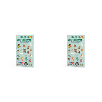 2PK Sam & Julia DieCuts Kids Bedroom Miniature Decor 6y+
