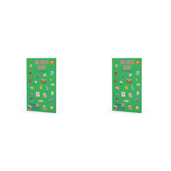 2PK Sam & Julia DieCuts Shop Pre-Cut Miniature Decor 6y+