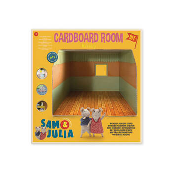 Sam & Julia Nursery Cardboard Room DIY Kids Toy 6y+