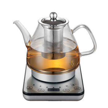 Healthy Choice 1.2L Digital Glass Kettle with Tea Infuser