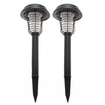 2PK Lenoxx Mosquito Zapper Solar Night Lamp