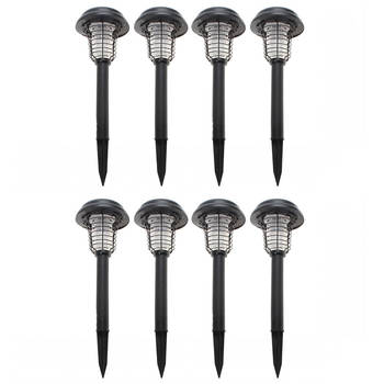 8PK Lenoxx Mosquito Zapper Solar Night Lamp