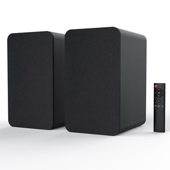 Silcron SLR07 Wireless Active Bookshelf Speakers with HDMI ARC - Black