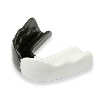 Signature Type 2 Protective Mouthguard Adults Black/White