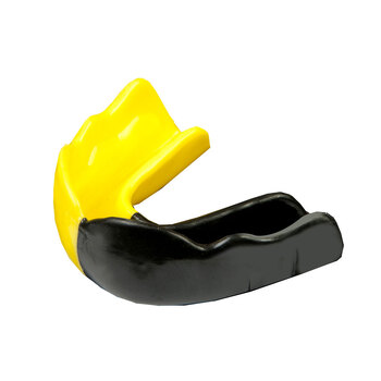 Signature Type 2 Protective Mouthguard Adults Black/Yellow