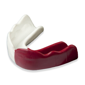 Signature Type 2 Protective Mouthguard Adults Maroon/White