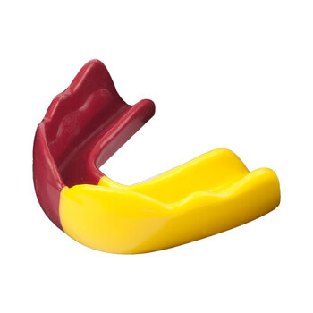 Signature Type 2 Protective Mouthguard Adults Maroon/Yellow