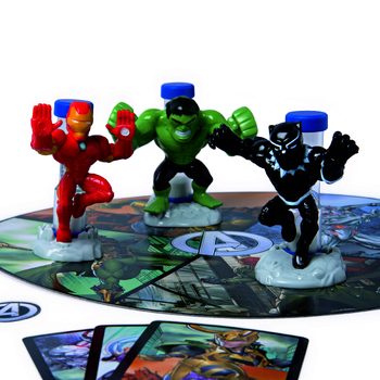 132pc Spin Master Marvel Hero Rush Game Board/Figure/Token Set 6+