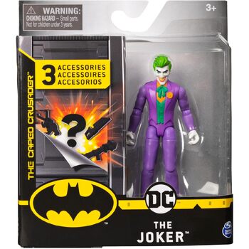 Spin Master Batman 4'' Basic Figure w/ Accessories Kids Toy Assorted 3+