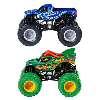 2PK Spin Master Monster Jam 1:64 Value Diecast Vehicle Kids Toy Asst 3+