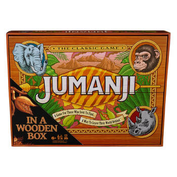 Jumanji The Board Game w/ Wooden Box Kids/Children 8y+