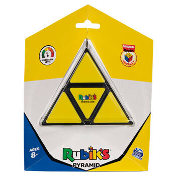 Rubiks Pyramid Shaped Fidget Create 2 layered Challenge Puzzle Toy 7y+