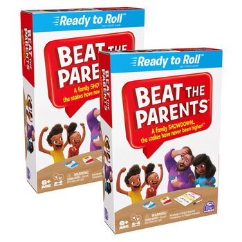 2x 53pc Spin Master Ready To Roll Beat The Parents Travel Game 2-6 Player 8+