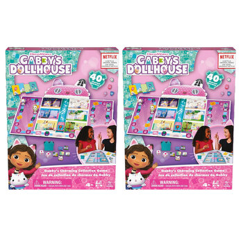 2PK Spin Master Gabby's Dollhouse Charming Collection Game Kids 3+