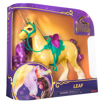 Unicorn Academy Ava's Unicorn Leaf Glittery Horn with Saddle & Bridle 4y+