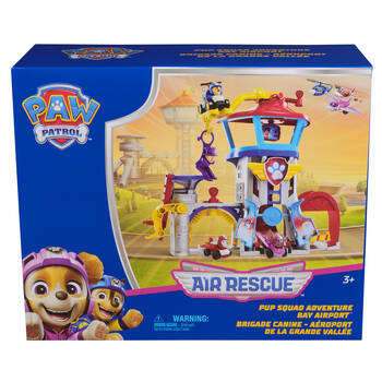 PAW Patrol Air Rescue Pup Squad Adventure Bay Airport Playset Kids 3y+