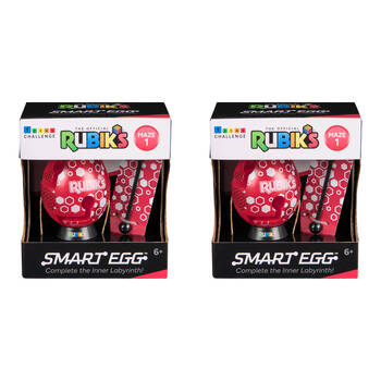 2PK Rubiks Smart Eggs Decorative Brain Teaser Logic Games/Puzzles 8y+ Assorted