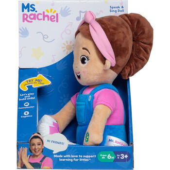 Ms Rachel Speak and Sing Doll Touch Activated Learning Multicolor Toy 6m+
