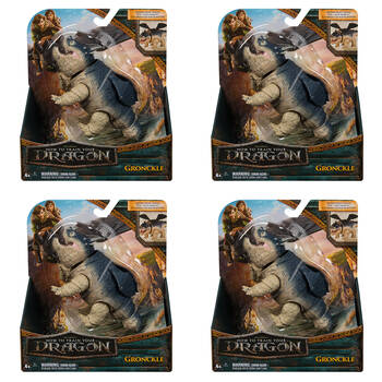 4PK Spin Master Dragon's Movie Mini Dragon Action Figure 9 In - Assorted 4y+