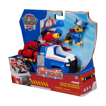 Paw Patrol Chase Rescue Fire Cruiser Truck Vehicle Childrens Toy 3Y+ Blue
