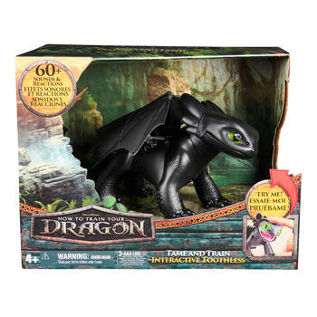 Spin Master Dragon's Movie Interactive Toothless 9 In - Black 4y+