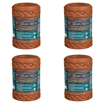 4PK Spin Master Dragon's Mini Dragon Plush Toy 3 In - Assorted 4y+