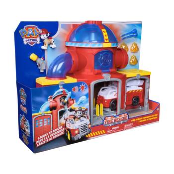 Paw Patrol Fire Rescue Station Command Center Deluxe Childrens Toy Playset 3Y+