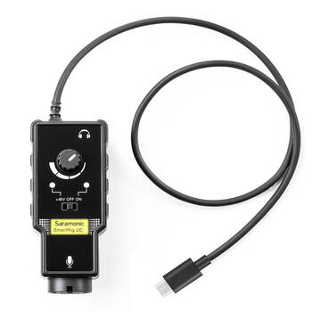Saramonic Audio Adapter Interface USB Type-C/Android For Mic/Guitar Black