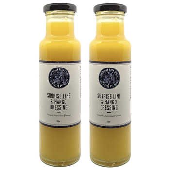 2PK Australian Bush Spices Sunrise Lime and Mango Salad Dressing 250ml