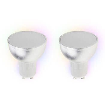 2x Laser Smart Home 5W Smart RGB LED Downlight GU10