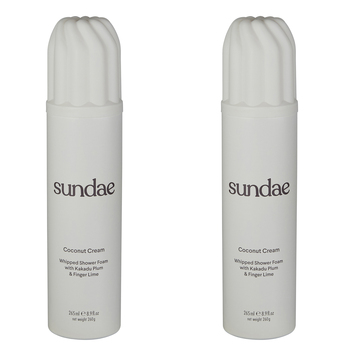 2PK Sundae Shower Bathroom Foam Coconut Cream Bodywash 265ml