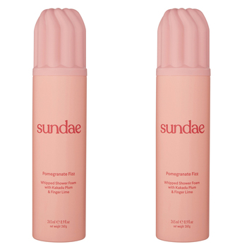 2PK Sundae Shower Bathroom Foam Pomegranate Fizz Bodywash 265ml