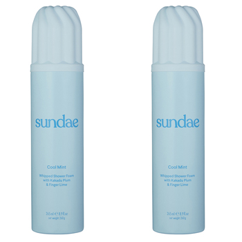 2PK Sundae Shower Bathroom Foam Cool Mint Scent Bodywash 265ml