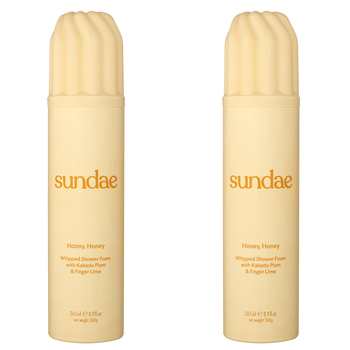 2PK Sundae Shower Bathroom Foam Honey, Honey Scent Bodywash 265ml