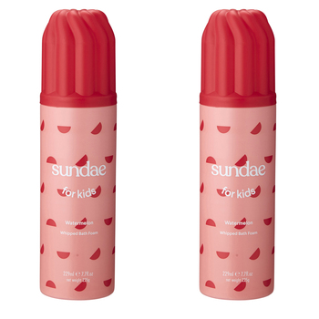 2PK Sundae Kids Shower Bathroom Foam Watermelon Bodywash 229ml