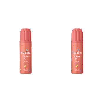 2PK Sundae Kids Shower Bathroom Foam Fruit Tingle Bodywash 229ml