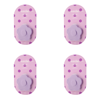 4PK Sundae Kids Fizzing Bath Bomb Bathroom Grape Bodywash 100g