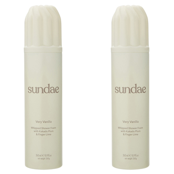 2PK Sundae Shower Bathroom Foam Very Vanilla Scent Bodywash 265ml
