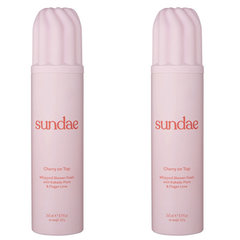 2PK Sundae Shower Bathroom Foam Cherry On Top Scent Bodywash 265ml