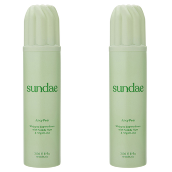 2PK Sundae Shower Bathroom Foam Juicy Pear Scent Bodywash 265ml