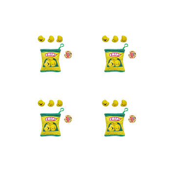 4PK Bensons Snack Bites Compact Backpack/Bag Clips 3y+ Asstd