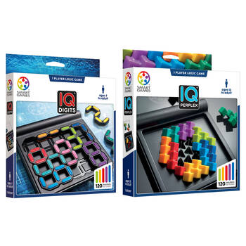Smart Games IQ Digits & Perplex Logic Puzzle Game Kids Educational Toy Combo 7y+