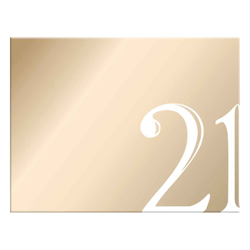 21st Rose Gold Guest Book Rose Gold Text 23x18cm Birthday Keepsake