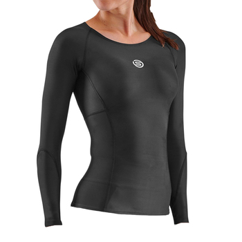SKINS Compression Series-1 Women's Long Sleeve Top Black XL