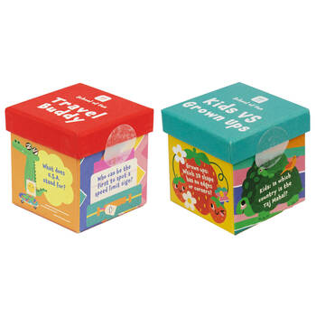 Talking Tables School Of Fun Games Journey Buddy/Kids vs Grown Up Trivia Box Set